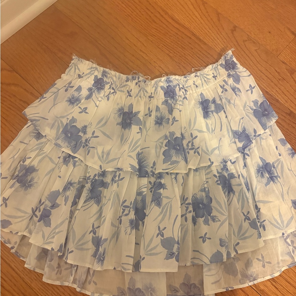 Floral Blue Skirt